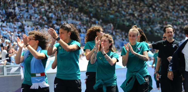 Lazio promossa in Serie A, domenica sera all'Olimpico le biancocelesti premiate dalla presidente Tinari