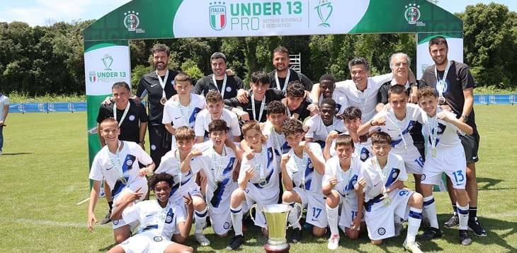 Under 13 Pro, successo dell'Inter nella finale nazionale: