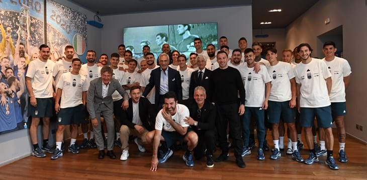 A Coverciano è cominciata la giornata dei ‘Fantastici cinque’ numeri 10: “Un momento epocale”