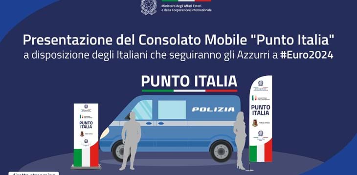 A Dortmund la prima tappa di “Punto Italia”, un “Consolato Mobile” per i cittadini italiani agli Europei