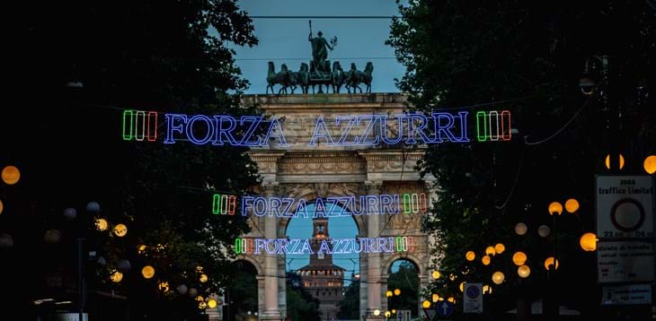 adidas and the FIGC light up Milan for the Azzurri