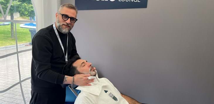 Gillette Labs alongside the National Team at Casa Azzurri