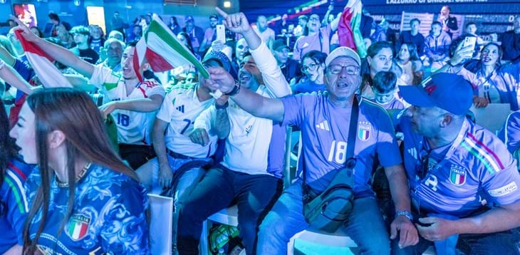 Ascolti Tv: oltre 13 milioni di telespettatori per Spagna-Italia. La sconfitta non spegne la passione: sold out i maxischermi a Iserlohn e Milano