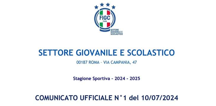 CU SGS n.1 per la s.s. 2024/25