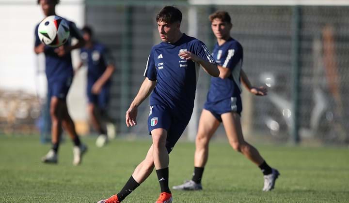 Ultimo allenamento in Italia per l'Under 19 prima della partenza per l'Irlanda del Nord