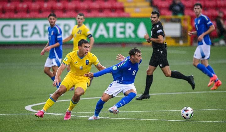 EURO Under 19, primo stop (indolore) per gli Azzurrini: a Larne vince 3-2 l’Ucraina. Corradi: “Sconfitta che fa parte del percorso di crescita”