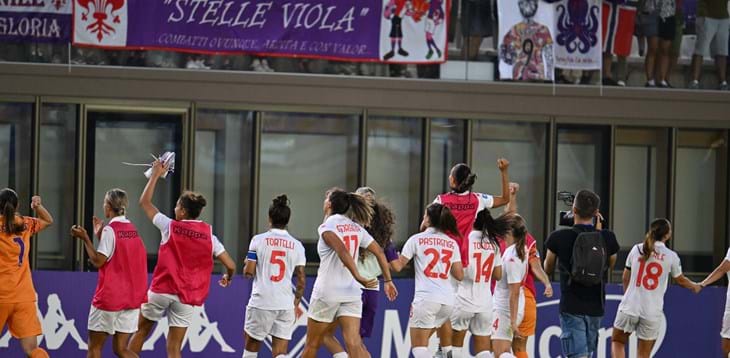 Fiorentina, debutto ok: Brøndby battuto 1-0, decide un gol di Bonfantini. Sabato la sfida all'Ajax per andare al secondo turno
