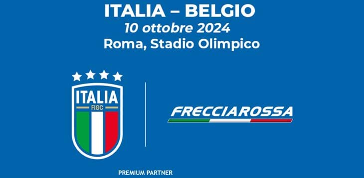 Offerta Frecciarossa per Italia-Belgio, sconti fino al 75% per chi raggiungerà Roma in treno