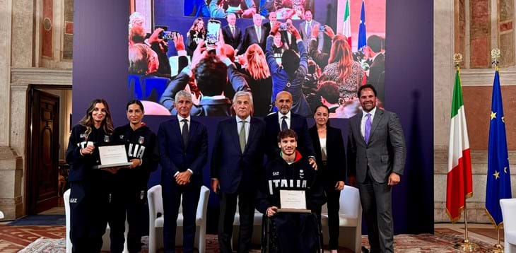 Gravina e Spalletti alla presentazione della ‘Giornata dello Sport Italiano nel Mondo’