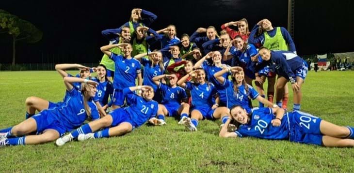 Torneo di Gradisca d’Isonzo: le Azzurrine superano 5-0 la Slovenia, domenica la sfida per il primo posto con la Macedonia del Nord