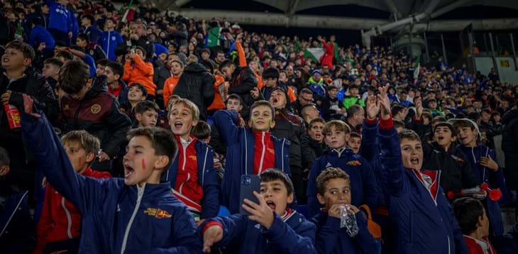 Italia-Belgio: il Settore Giovanile e Scolastico porta all’Olimpico 3000 bambini per il progetto di educazione al tifo corretto