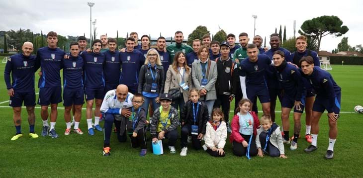 Bambino Gesù hospital’s young patients visit Coverciano; Wednesday a delegation of the national team will visit the children's hospital