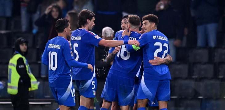 Circa 7.3 million TV spectators for Italy vs. Israel