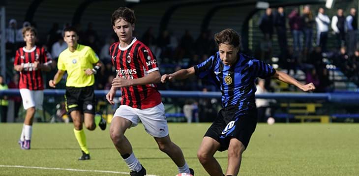 Under 15 Serie A e B, il Milan domina il derby: 2-0 all'Inter e settima vittoria di fila in campionato
