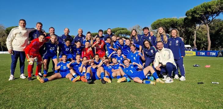Bella reazione delle Azzurrine, 1-1 con la Germania nel secondo test di Tirrenia. Leandri: “Risposta importante nel percorso formativo”
