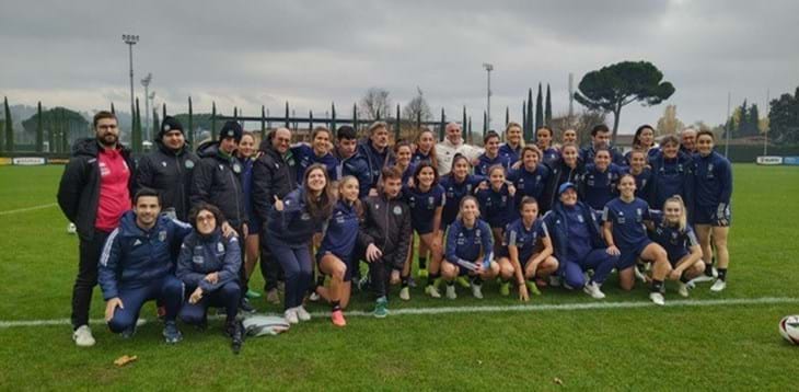 Una splendida mattinata per gli atleti della DCPS Toscana, ospiti a Coverciano della Nazionale femminile