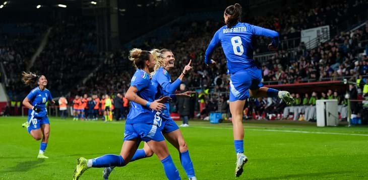 Bonfantini and Cantore scored in the Azzurre's final win in 2024