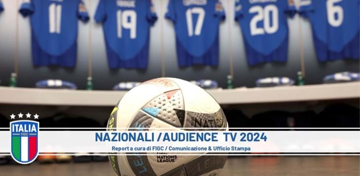 Le Nazionali in TV nel 2024: il report annuale