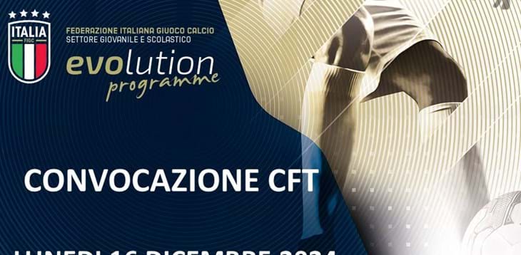 Convocazione Centro Federale Territoriale di Montenero di Bisaccia (CB) - Lunedì 16 Dicembre 2024