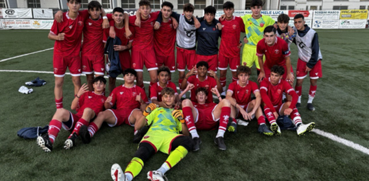 Under 16 Serie C: il Perugia approfitta dello stop del Benevento e sale in testa al gruppo B