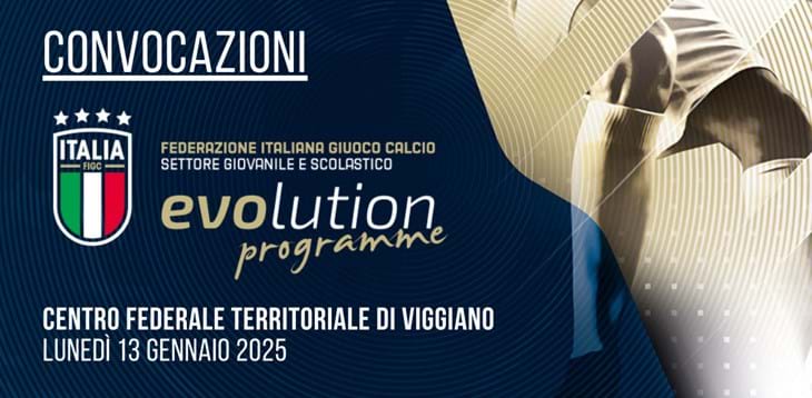 CONVOCAZIONI PER IL CTF DI VIGGIANO 13 GENNAIO 2025