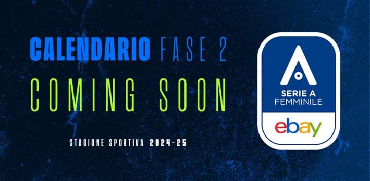 Giovedì 13 febbraio alle 12 il calendario della seconda fase del campionato: si parte l'1 e il 2 marzo con poule scudetto e poule salvezza