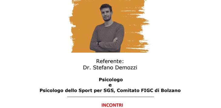 Lunedì 3 marzo lo psicologo dello sport Stefano Demozzi nel nuovo workshop organizzato dal Bozner FC