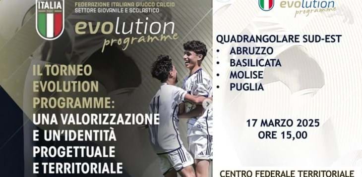 Evolution Programme: a Bitetto la Fase Interregionale del torneo Under 14
