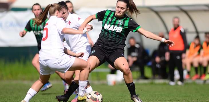 Sassuolo e Fiorentina, un punto per parte. In corsa per la Final Four anche Inter, Roma e Parma: colpo gialloblù, Antoniazzi-gol e Juve ko