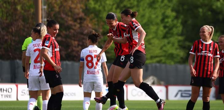 Milan scatenato, 5-3 alla Fiorentina con super Ijeh. Sampdoria-Lazio 0-3 nel segno di Simonetti