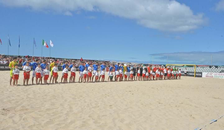 Gli Azzurri del beach soccer in campo a Funchal a due settimane dal Mondiale