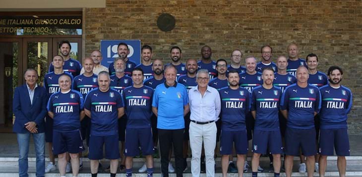 A Coverciano gli esami finali del corso per allenatore 'UEFA PRO'