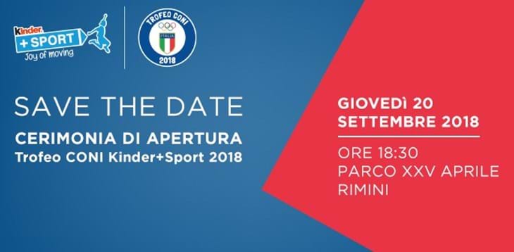 Trofeo CONI: in Emilia Romagna la Fase Nazionale della manifestazione