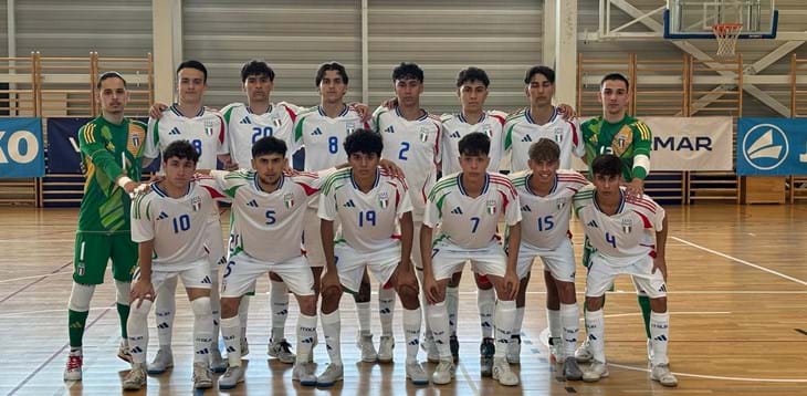 Ottimo esordio degli Azzurrini, è 6-1 alla Polonia nella Futsal Week. Pedrini: “Un buon modo di rompere il ghiaccio”