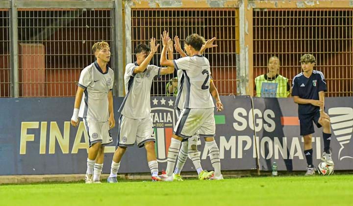 Trionfo nerazzurro a Rieti: l’Inter vince lo scudetto Under 15 battendo 2-1 la Fiorentina