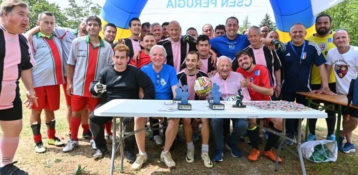 Il torneo 'Cammini camaldolesi umbri' con in campo 4 squadre DCPS e un testimonial d'eccezione