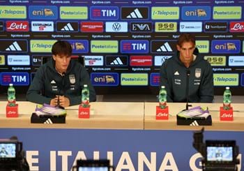 La conferenza stampa di Giovanni Fabbian e Francesco Pio Esposito