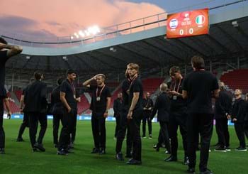 Il walk around della Nazionale al Nagyerdei Stadion di Debrecen