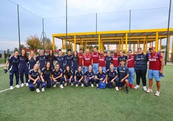 Le Azzurre del futsal in visita al centro sportivo 'Pino Daniele' di Caivano