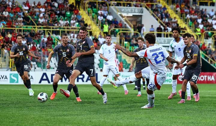 La grande vittoria degli Azzurrini in casa della Macedonia del Nord
