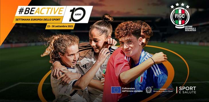 Settimana Europea dello Sport: al via le attività della FIGC per la decima edizione della kermesse promossa da Sport e Salute