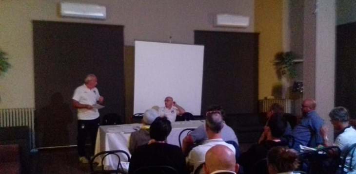 Delegazione di Alessandria, riunione con i tecnici della categoria Pulcini