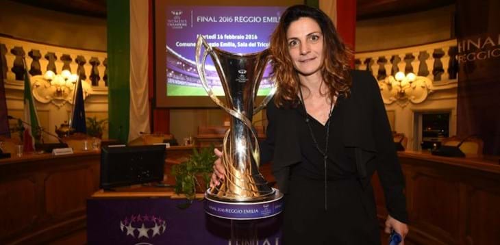 La UEFA Women’s Champions League in mostra all’Olimpico prima di Roma-Fiorentina