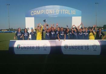Campionato U15 Femminile: all'Inter lo scudetto 2017-2018