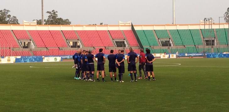 Grande entusiasmo a Brazzaville per l’arrivo degli “Azzurri Stars”