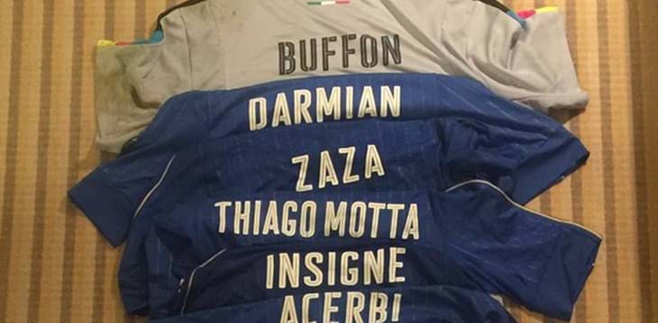 Le maglie di Germania-Italia alla Fondazione Borgonovo: all’asta per la ricerca sulla Sla