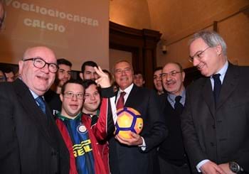 Calcio e disabilità: Tavecchio alla presentazione del torneo ‘Quarta Categoria’