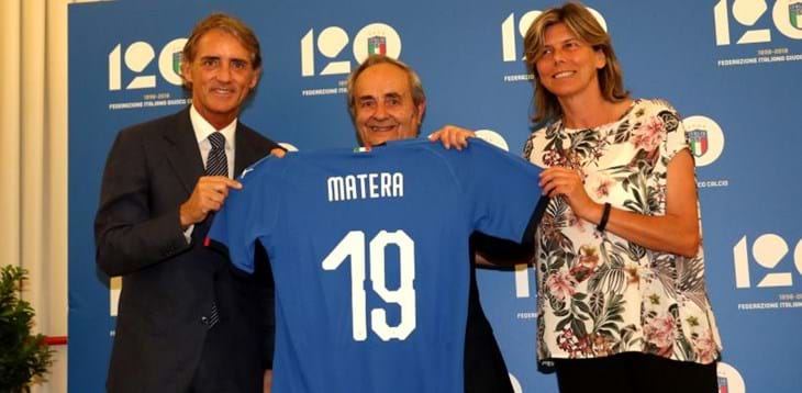 Inaugurata la mostra sui 120 anni della FIGC. Mancini: “Facciamo squadra come ha fatto Matera”