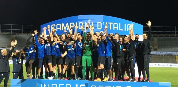 L'Inter conquista lo scudetto Under 16 di Serie A e B