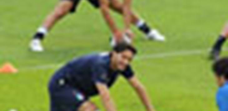 Lavoro e allegria: doppia seduta di allenamento per gli azzurri